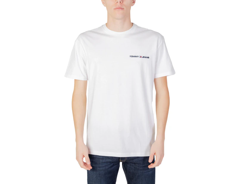 Mens Plain White Cotton T-shirt - White