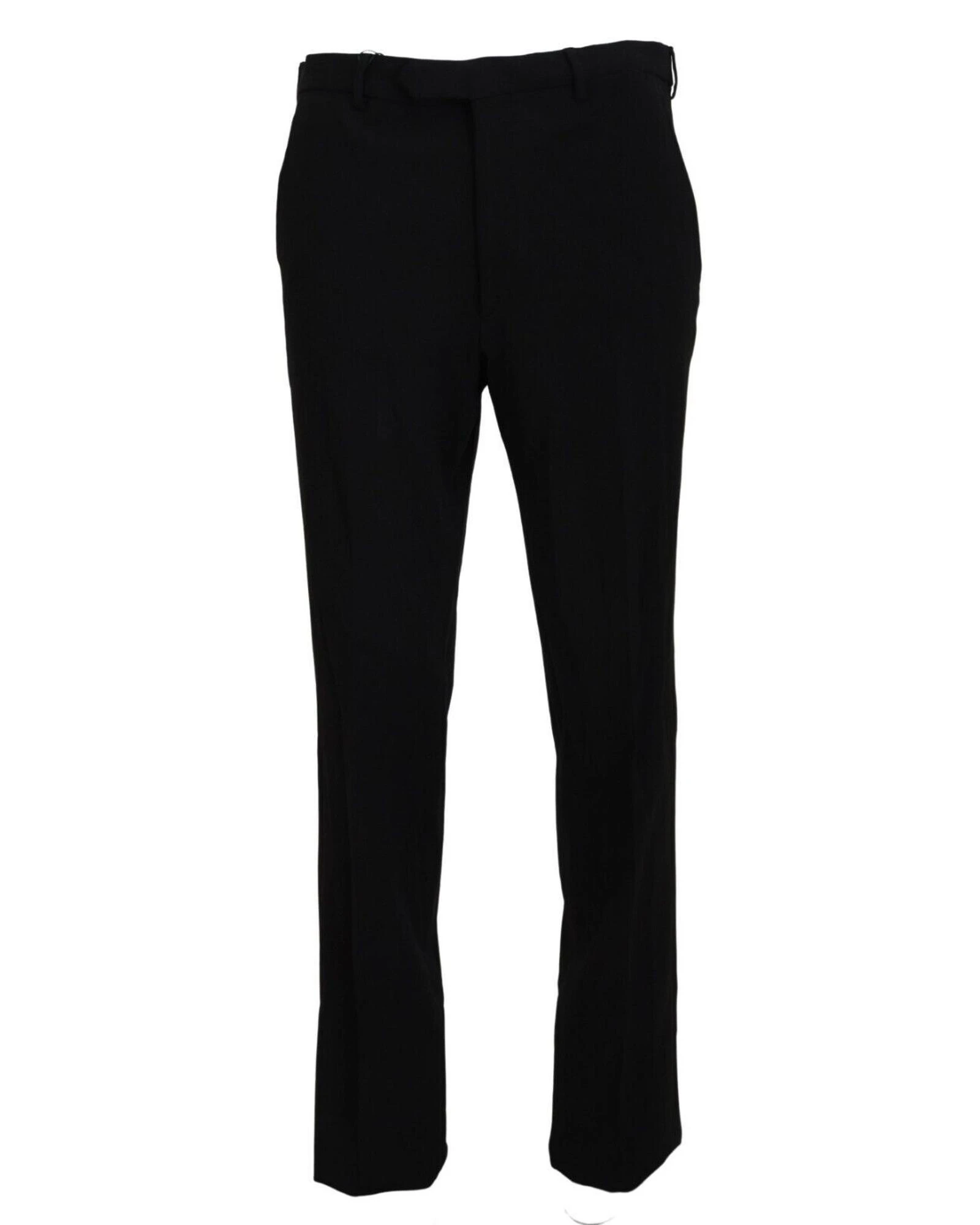 Brand New BENCIVENGA Pants with Logo Details - Black