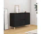 vidaXL Sideboard Black 101x35x70 cm Engineered Wood