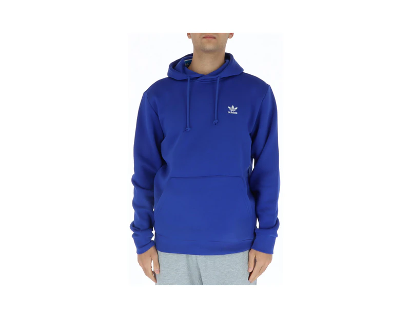 Printed Hooded Sweatshirt - Blue