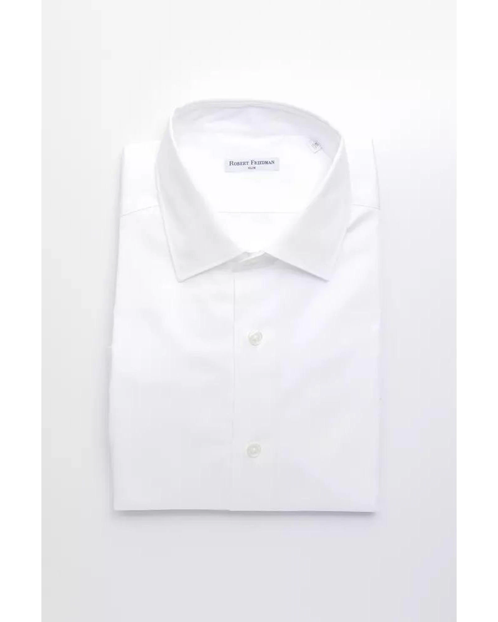 Robert Friedman White Cotton Shirt