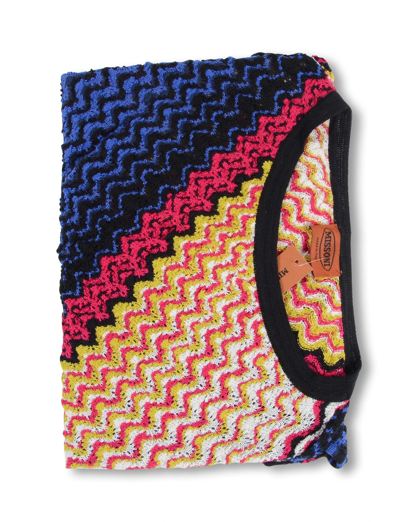 Multicolor Wool Blend Poncho - Multicolor