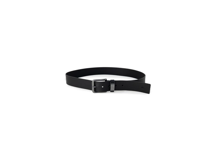 Classic Black Leather Belt by Calvin Klein Jeans - Black