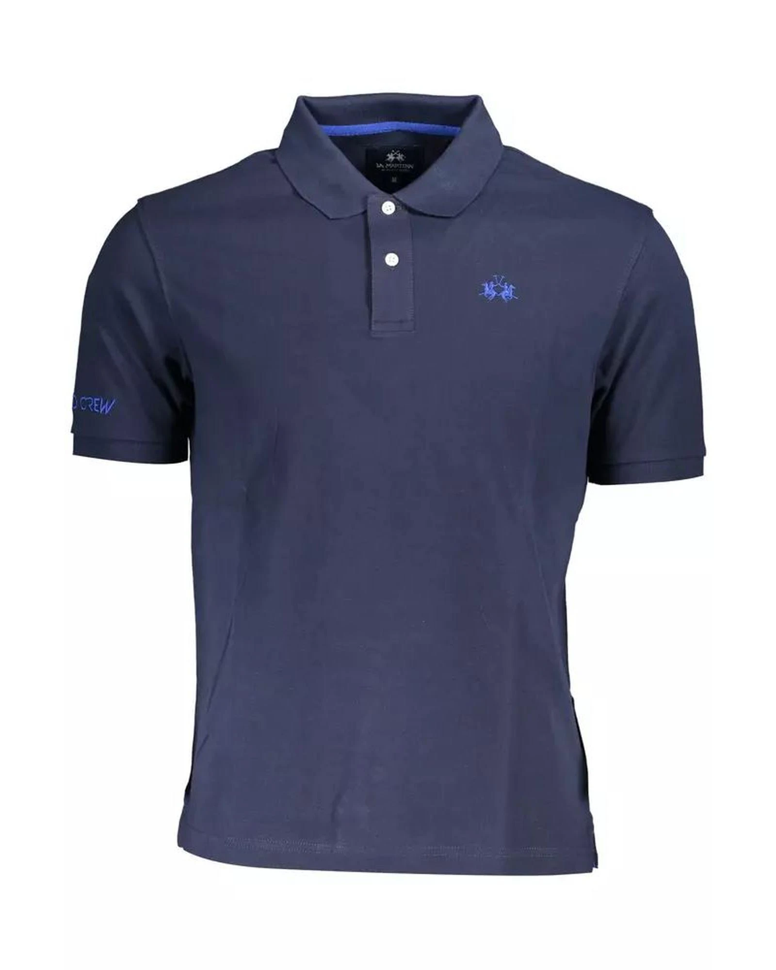 Embroidered Polo Shirt - Blue