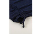 Azura Exchange Geometric Printed Tankini Swimsuit - Blue