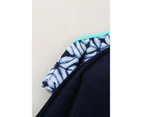 Azura Exchange Geometric Printed Tankini Swimsuit - Blue