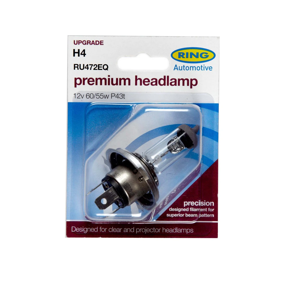 Ring H4 Premium Headlamp (Silver) - ST4407