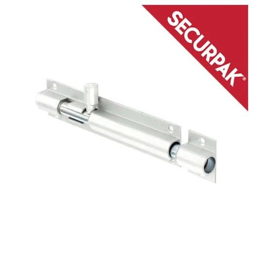 Securpak Aluminium Door Bolt (Silver) - ST7729