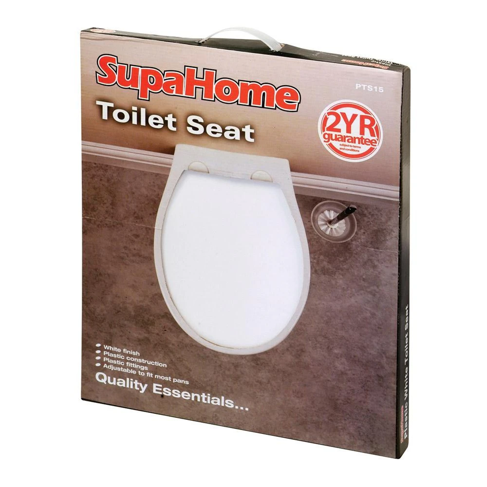 SupaHome Toilet Seat (White) - ST3973