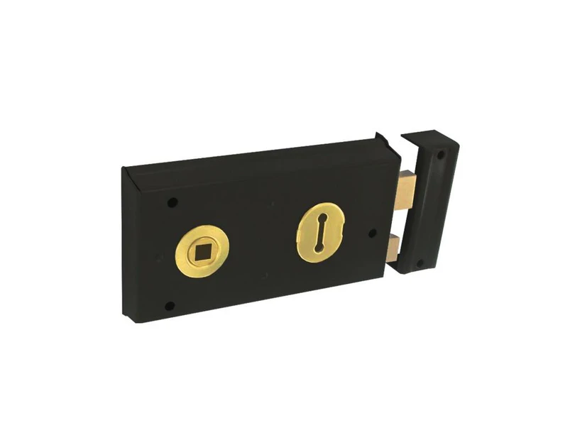 Securit Double Handed Rim Lock (Black) - ST8917