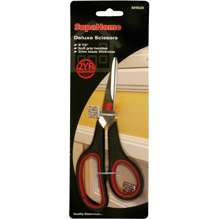 SupaHome Deluxe Scissors (Black/Red) - ST4646