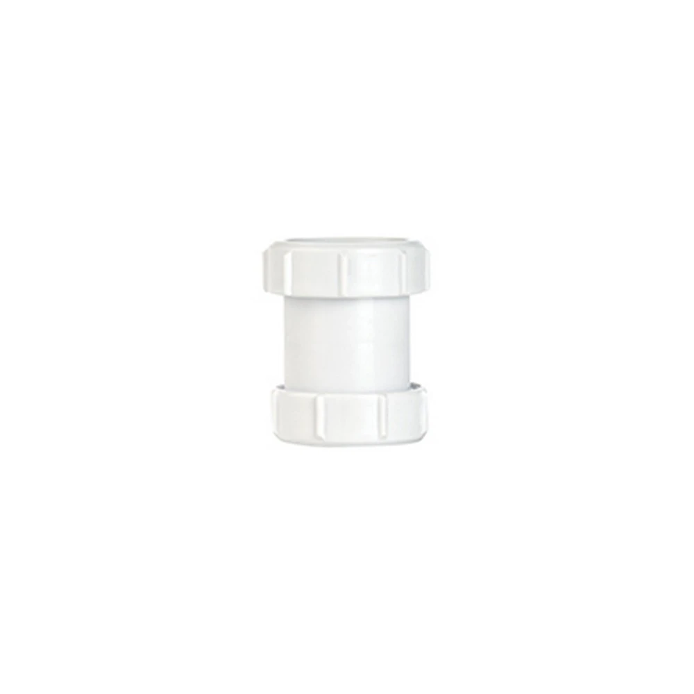 Make Compression Straight Coupler (White) - ST7644