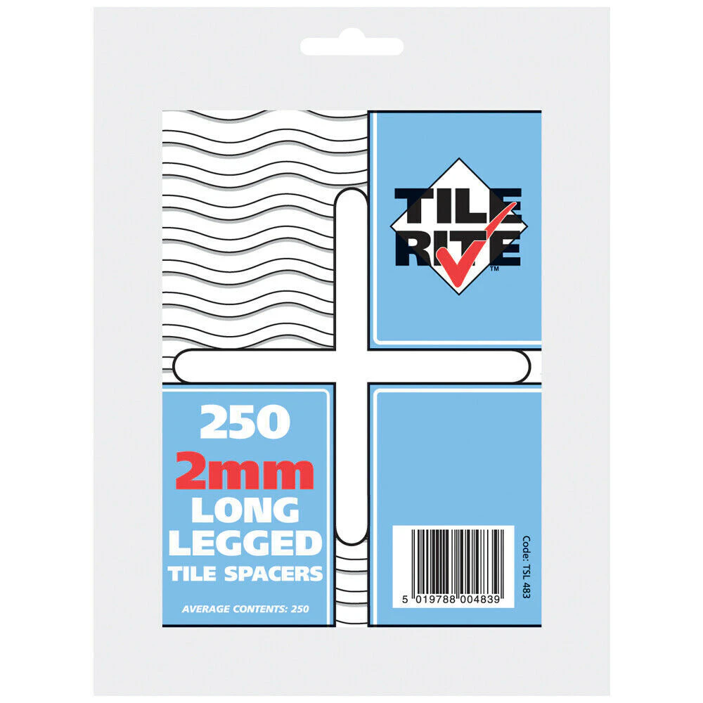 Tile Rite Long Leg Tile Spacer (Pack of 250) (White) - ST6960