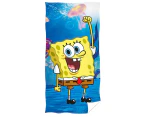 SpongeBob SquarePants Beach Towel (Vibrant Blue/Multicoloured) - TA11827