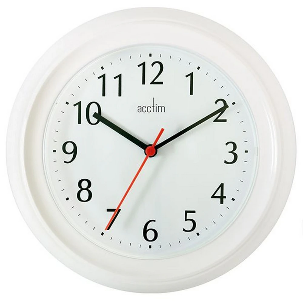 Acctim Wycombe Wall Clock (White) - ST2586