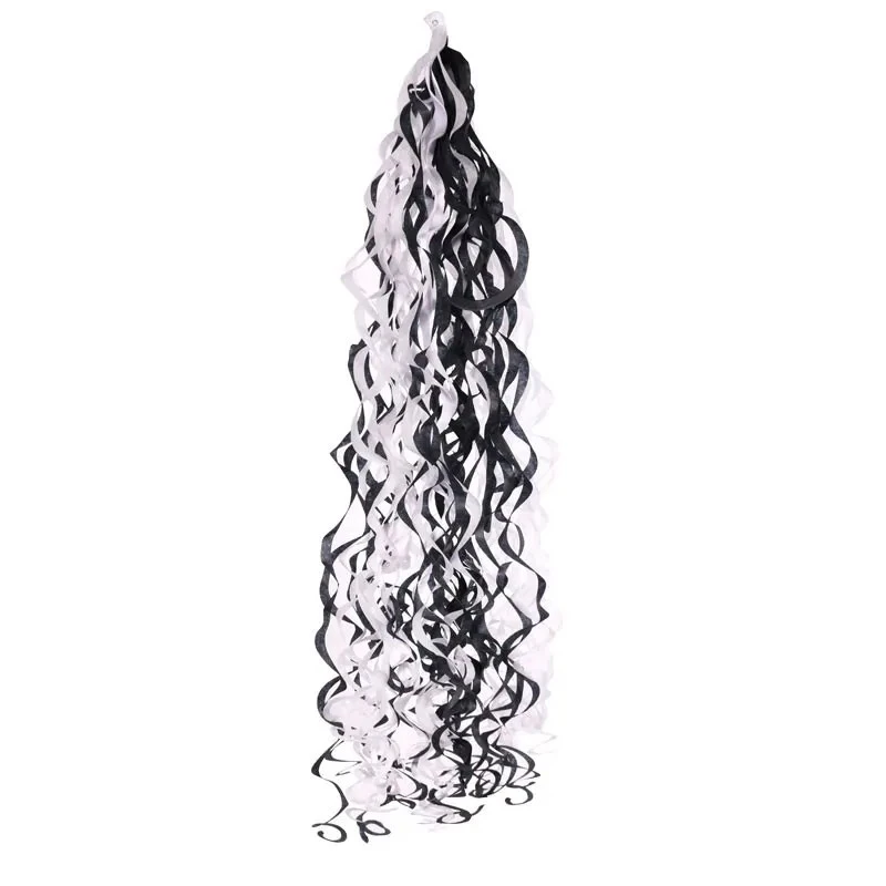 Apac Tassel Balloon Tail (Black/White) - SG31431