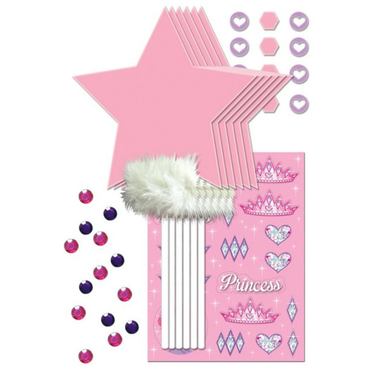 Creative Party Floral Fairy Wand Set (Pink) - SG35251