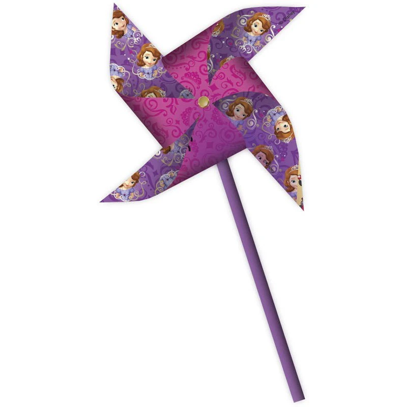 Sofia The First Windmill Party Decoration (Pack of 2) (Purple/Pink) - SG31829