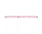 Disney Princess Glamour Happy Birthday Banner (Pink) - SG29908