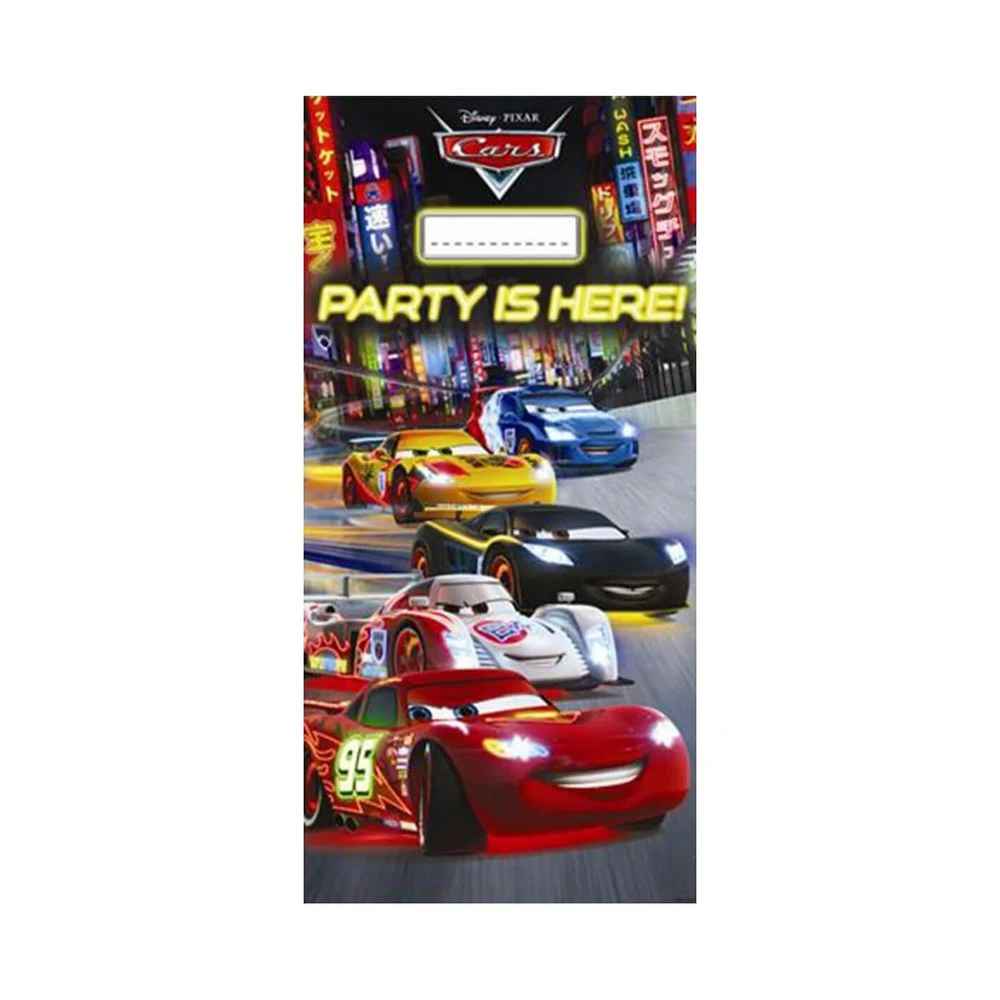 Cars Neon Banner (Multicoloured) - SG28018