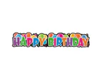 Unique Party Giant Happy Birthday Banner (Multicoloured) - SG24279