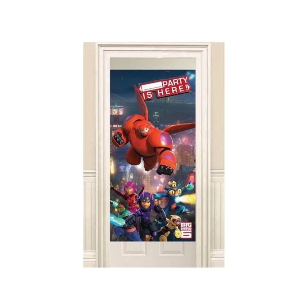 Big Hero 6 Door Banner (Pack of 6) (Multicoloured) - SG30594