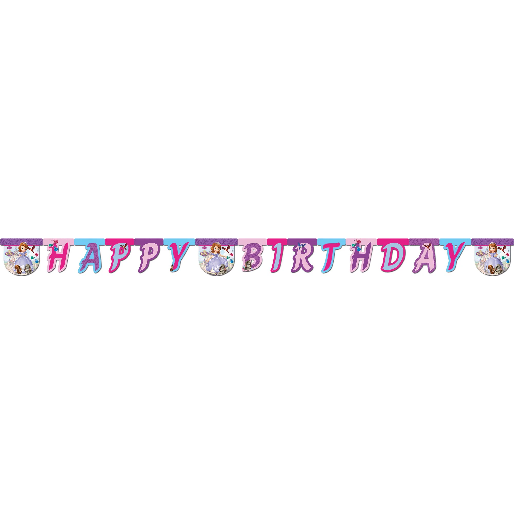 Sofia The First Mystic Isles Happy Birthday Garland (Multicoloured) - SG30516