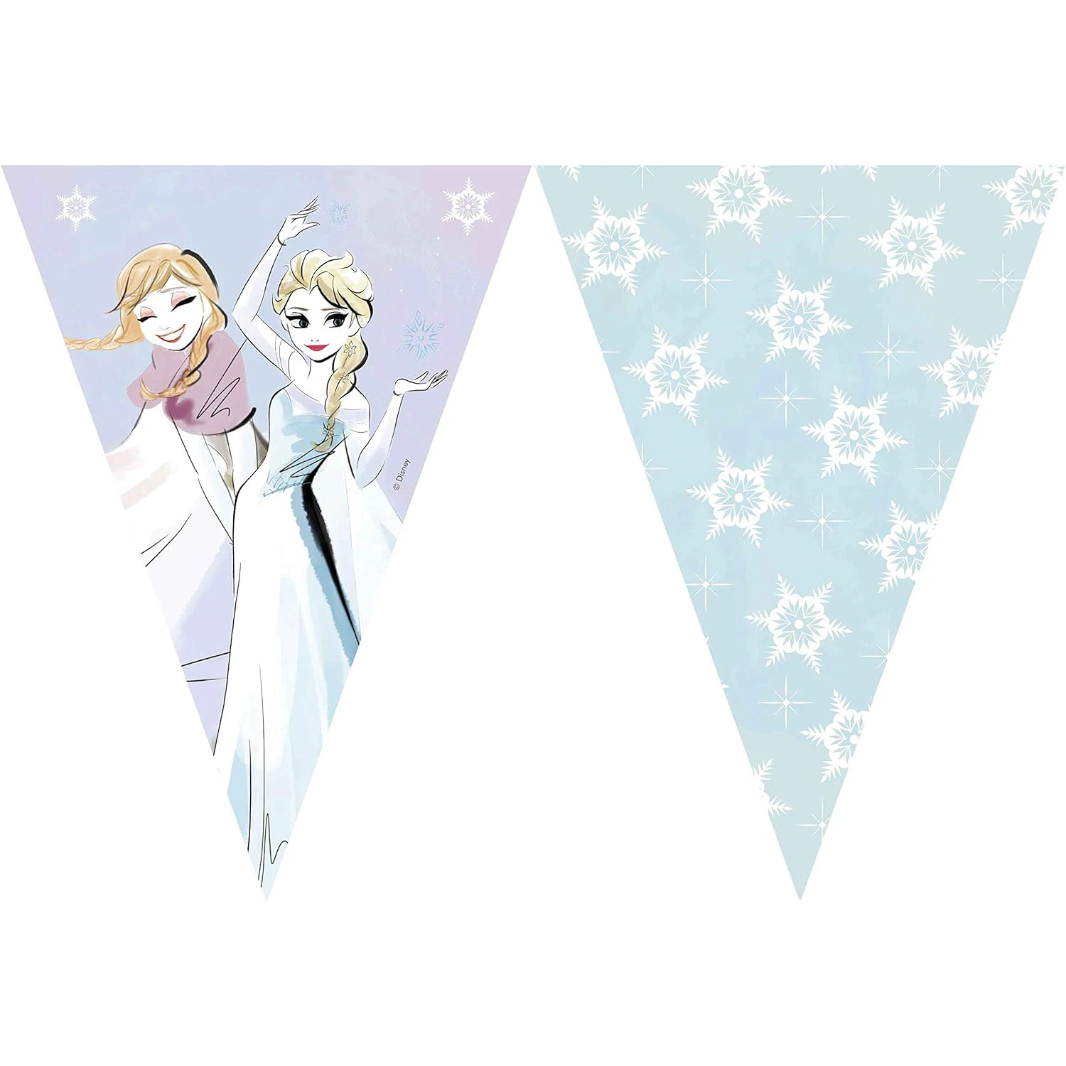 Frozen Sparkle Bunting (Pack of 9) (Multicoloured) - SG35095