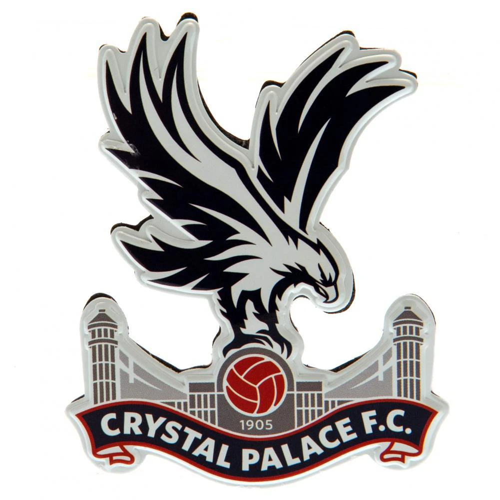 Crystal Palace FC Crest Fridge Magnet (Grey/Black/Red) - TA7188