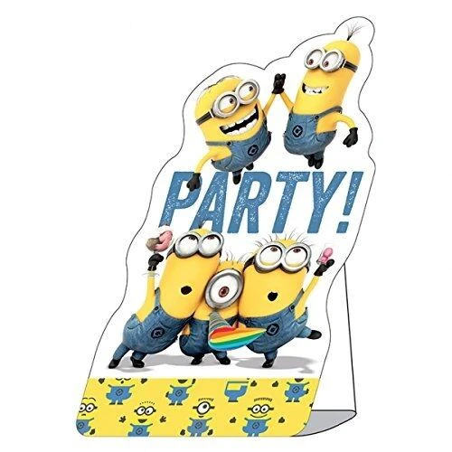 Minions Invitations (White/Yellow/Blue) - SG29163