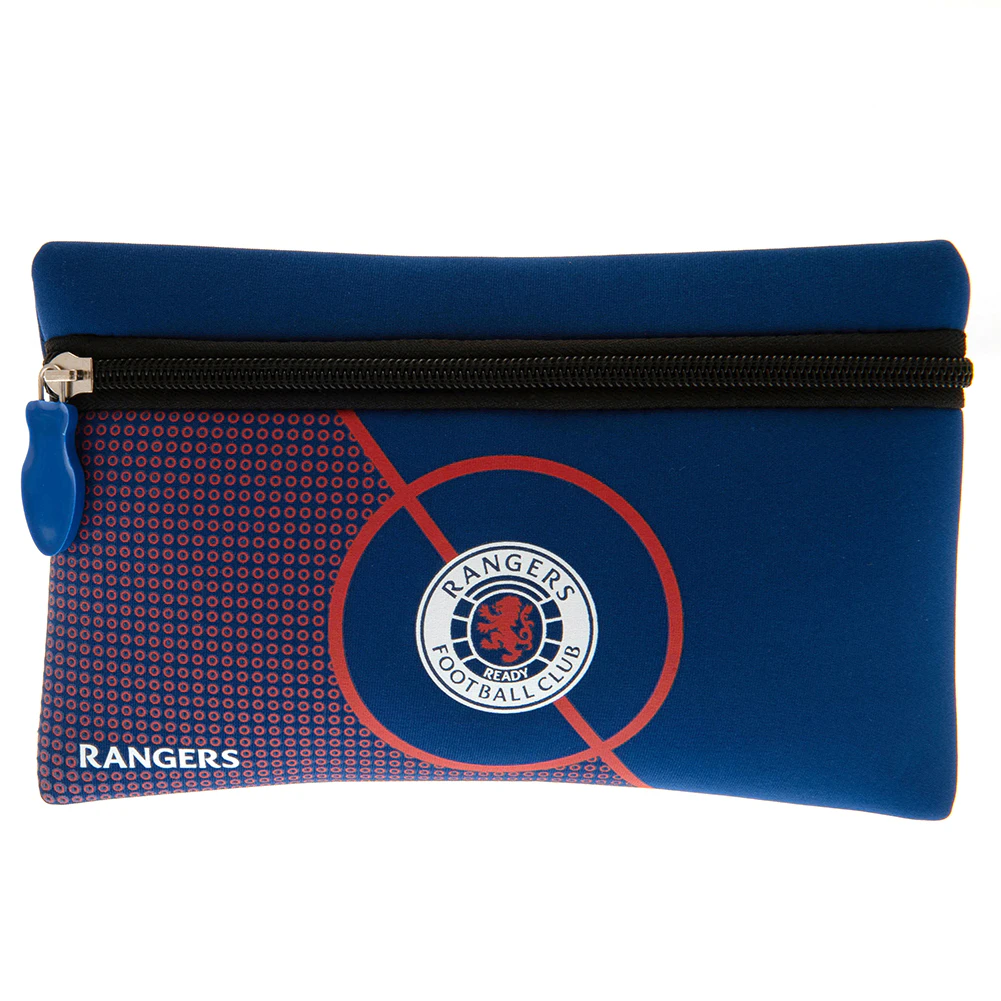 Rangers FC Crest Pencil Case (Blue/White) - TA10694