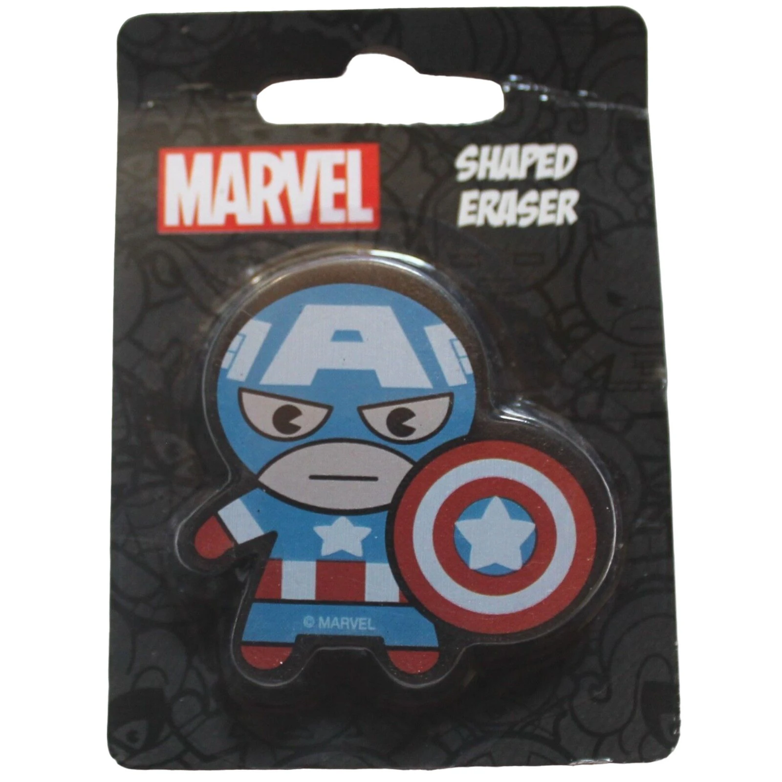 Captain America Cut Out Eraser (Blue/Red/White) - SG31443