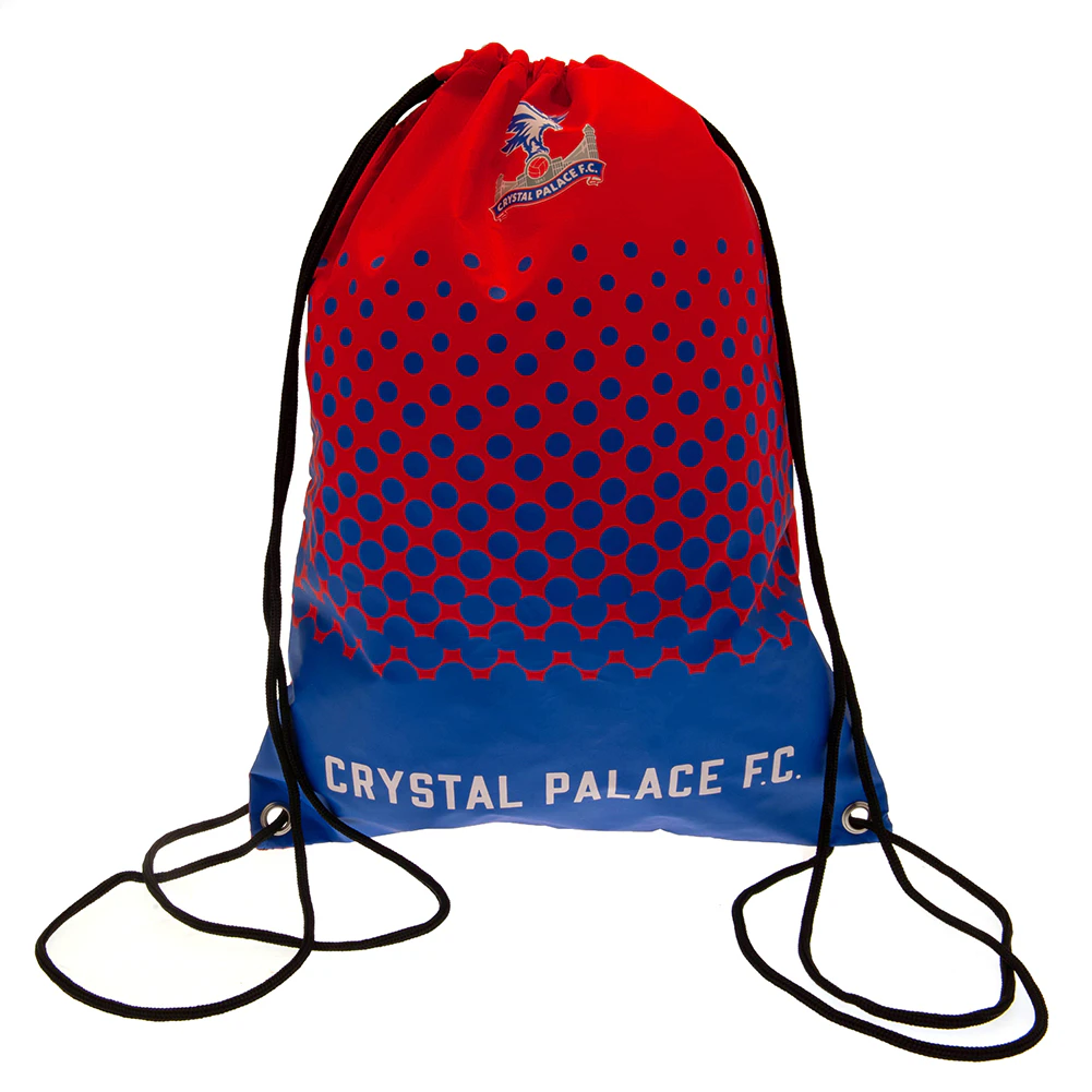 Crystal Palace FC Drawstring Bag (Red/Blue) - TA10386