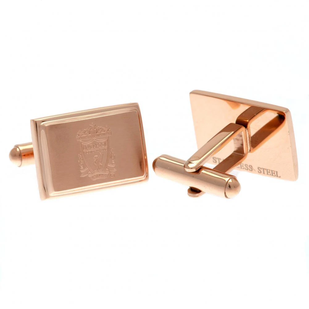 Liverpool FC Rose Gold Plated Cufflinks (Rose Gold) - TA5117