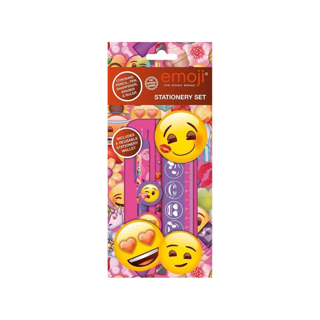 Emoji Stationery Set (Multicoloured) - SG32153