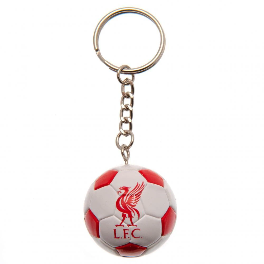 Liverpool FC Football Keyring (White/Red) - TA1149