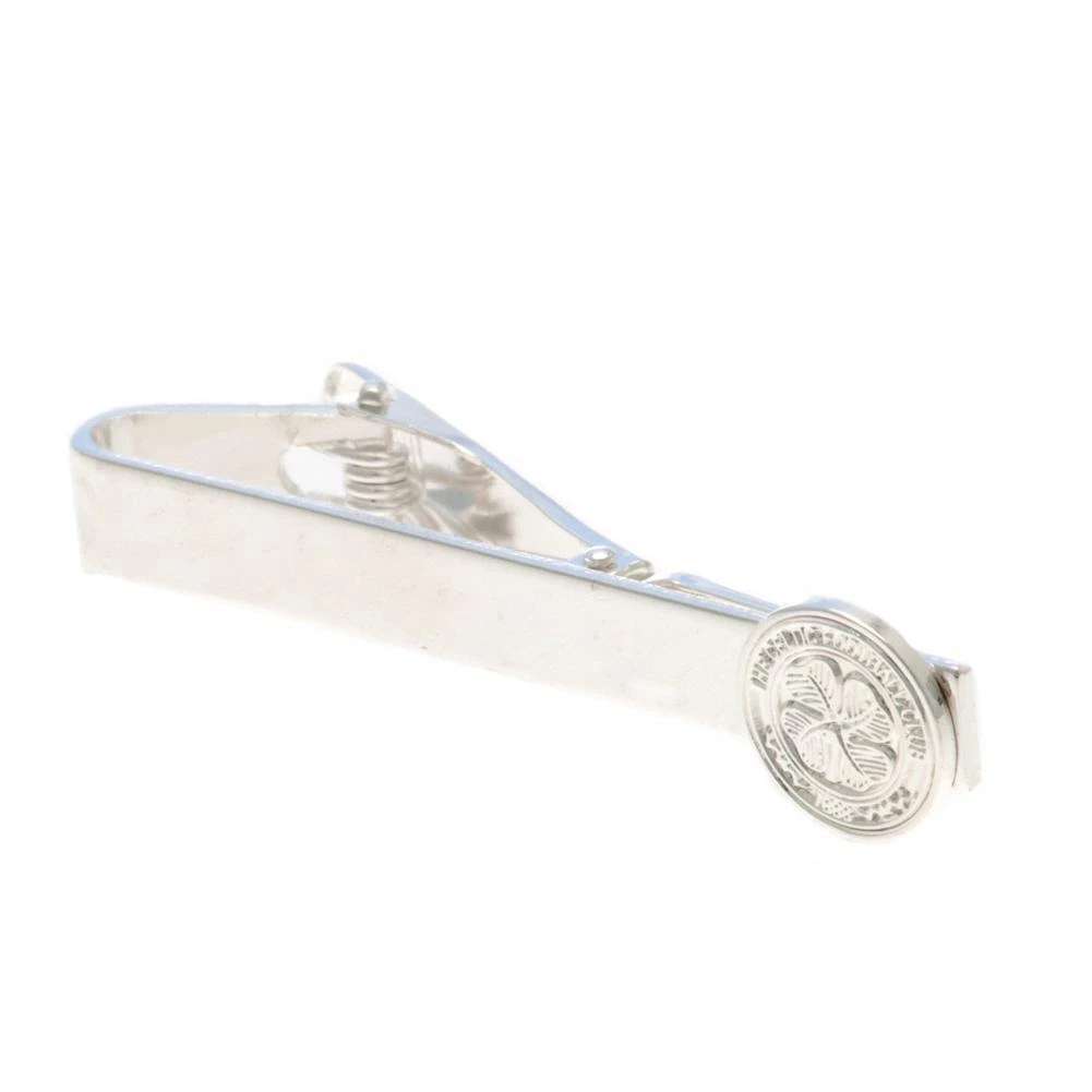 Celtic F.C. Silver Plated Tie Slide (Silver) - TA4276