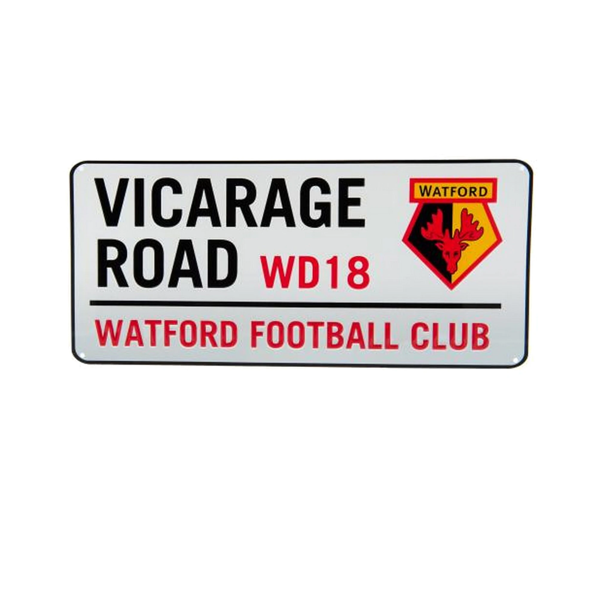 Watford FC Vicarage Road Street Sign (Multicoloured) - TA5041