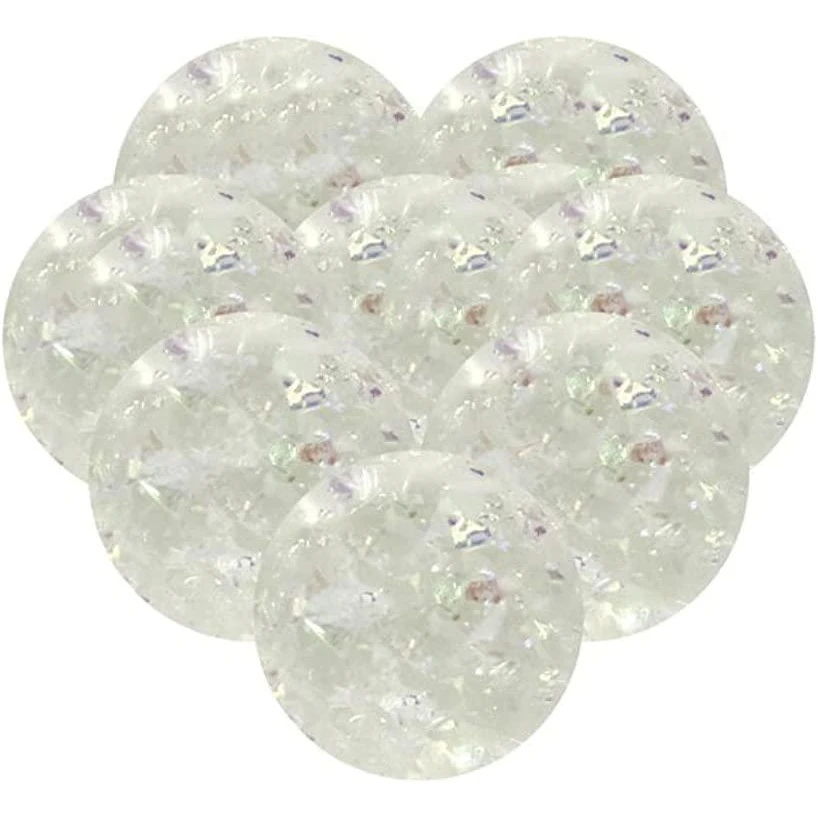 Unique Party Iridescent Bouncy Ball (Pack of 8) (Clear) - SG35411