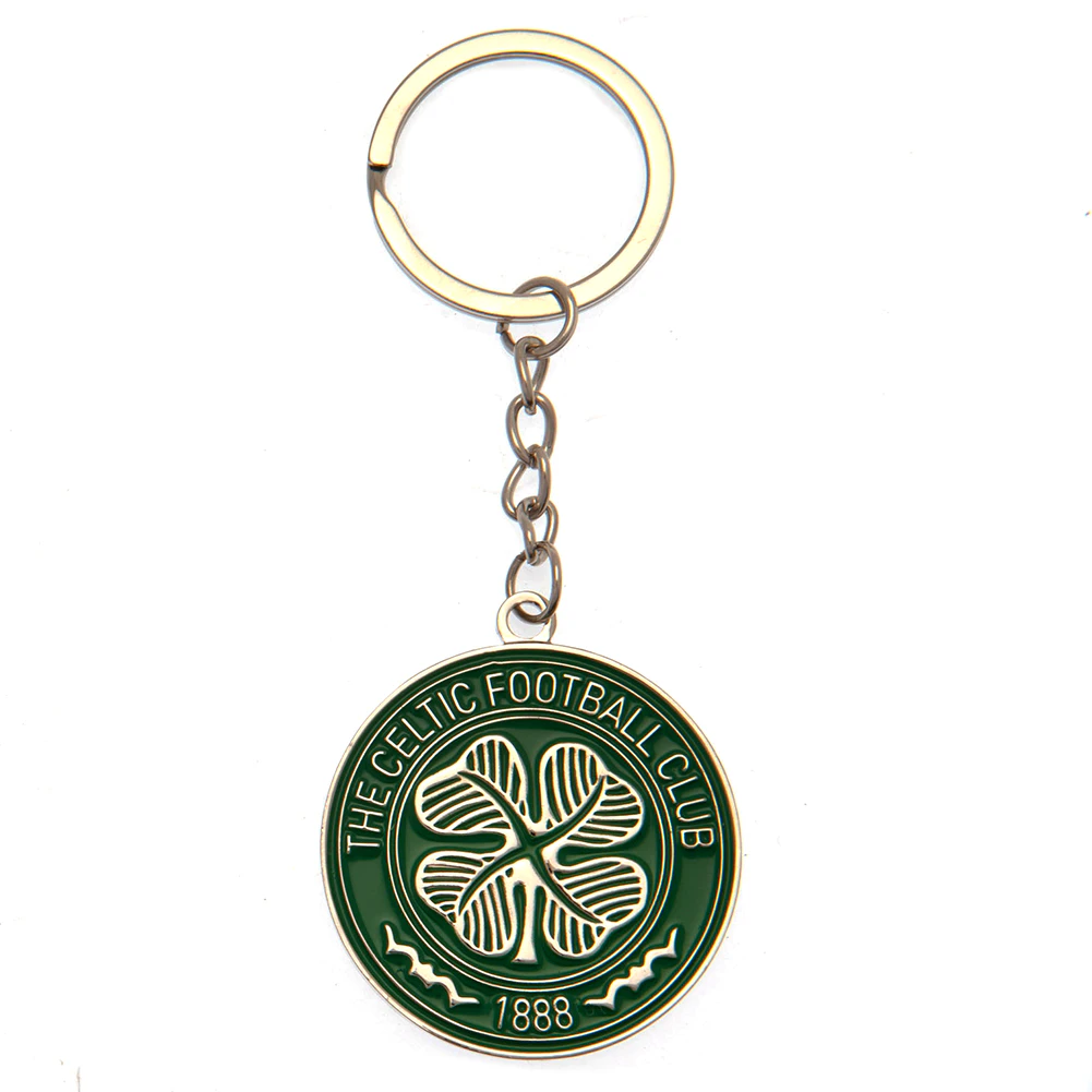 Celtic FC Antique Green Crest Keyring (Green) - TA10358