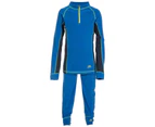 Trespass Childrens/Kids Bubbles Fleece Top And Bottom Base Layers (Electric Blue X) - TP4497