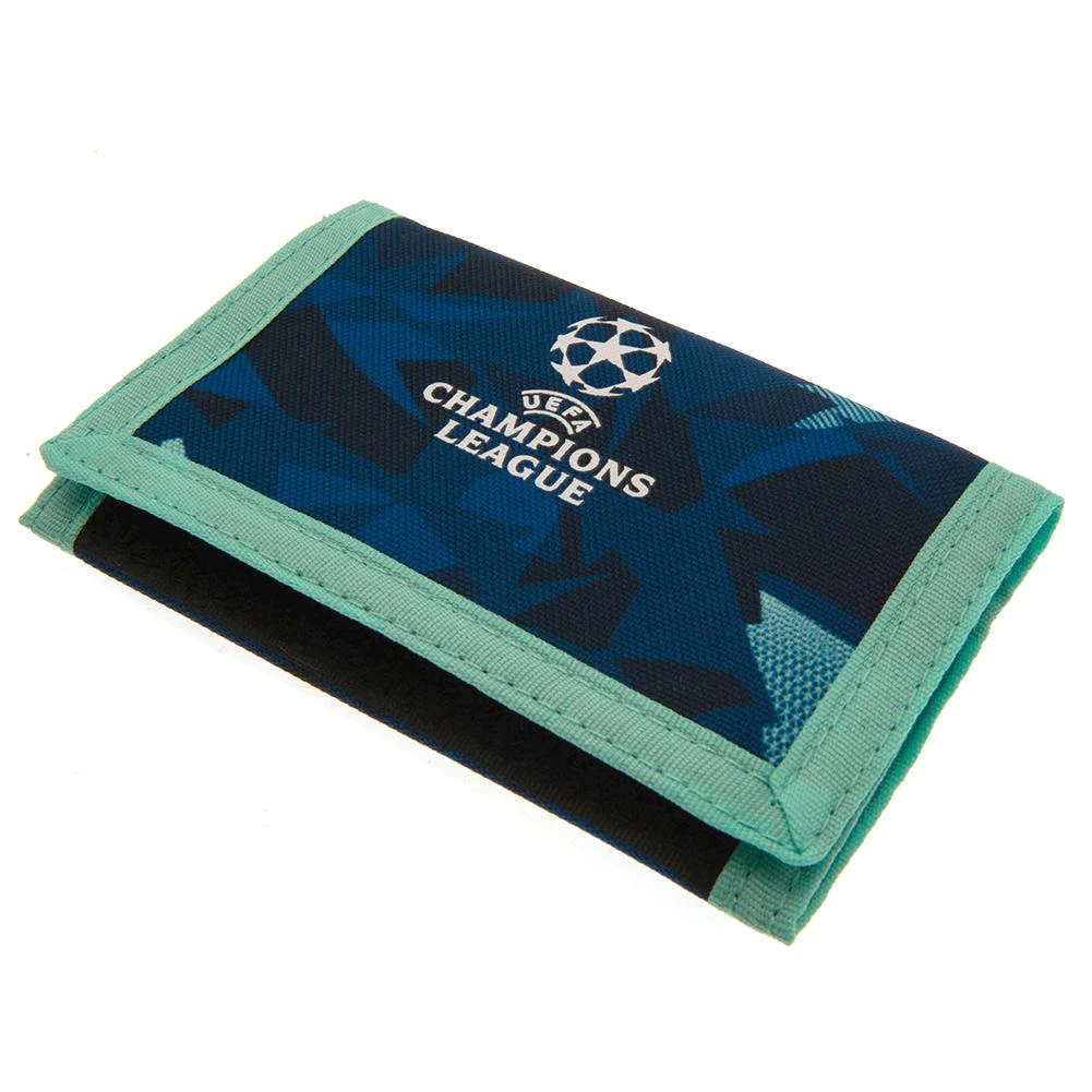 UEFA Champions League Abstract Wallet (Navy/Aquamarine/White) - TA9449