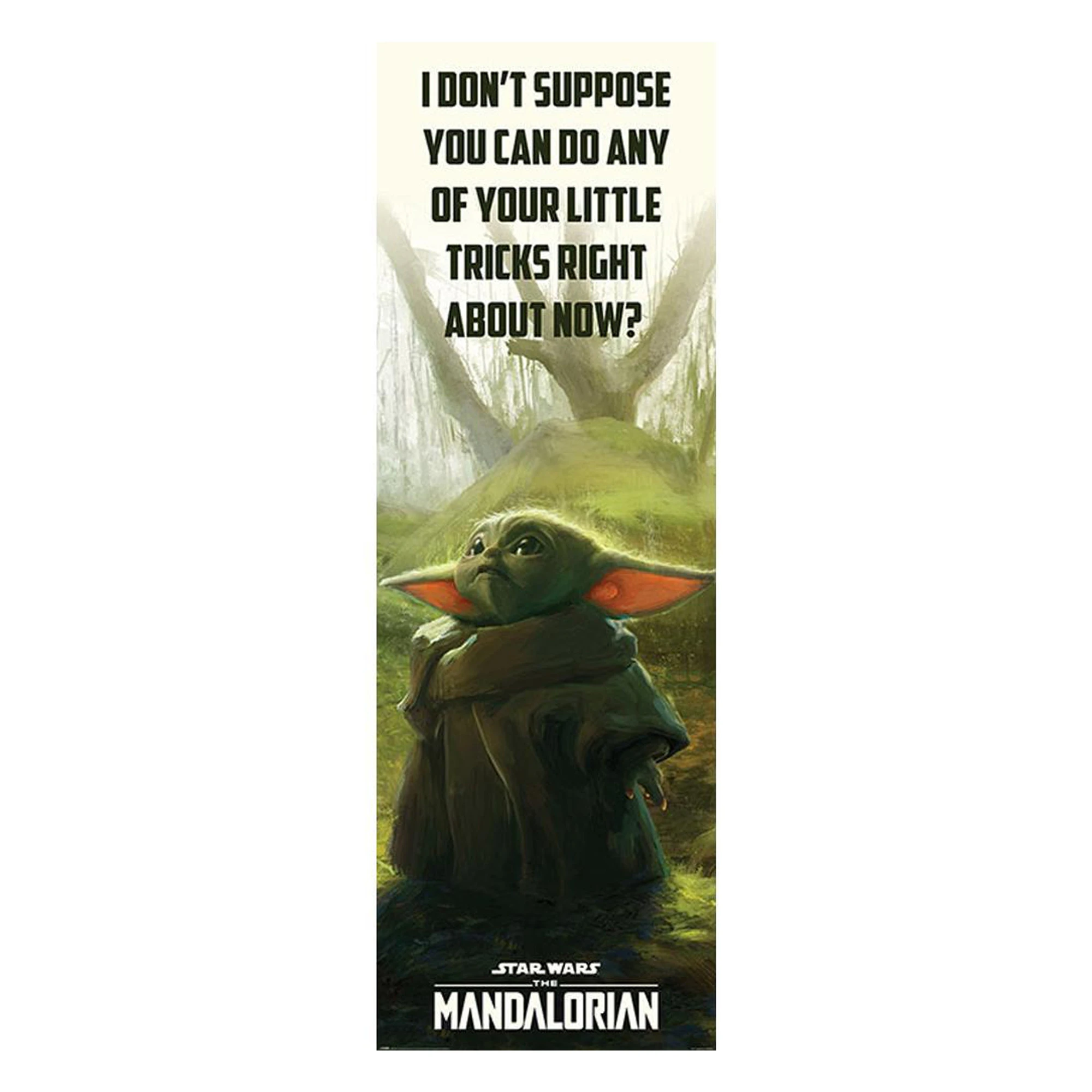 Star Wars: The Mandalorian Special Tricks Poster (Green/White/Red) - TA8162