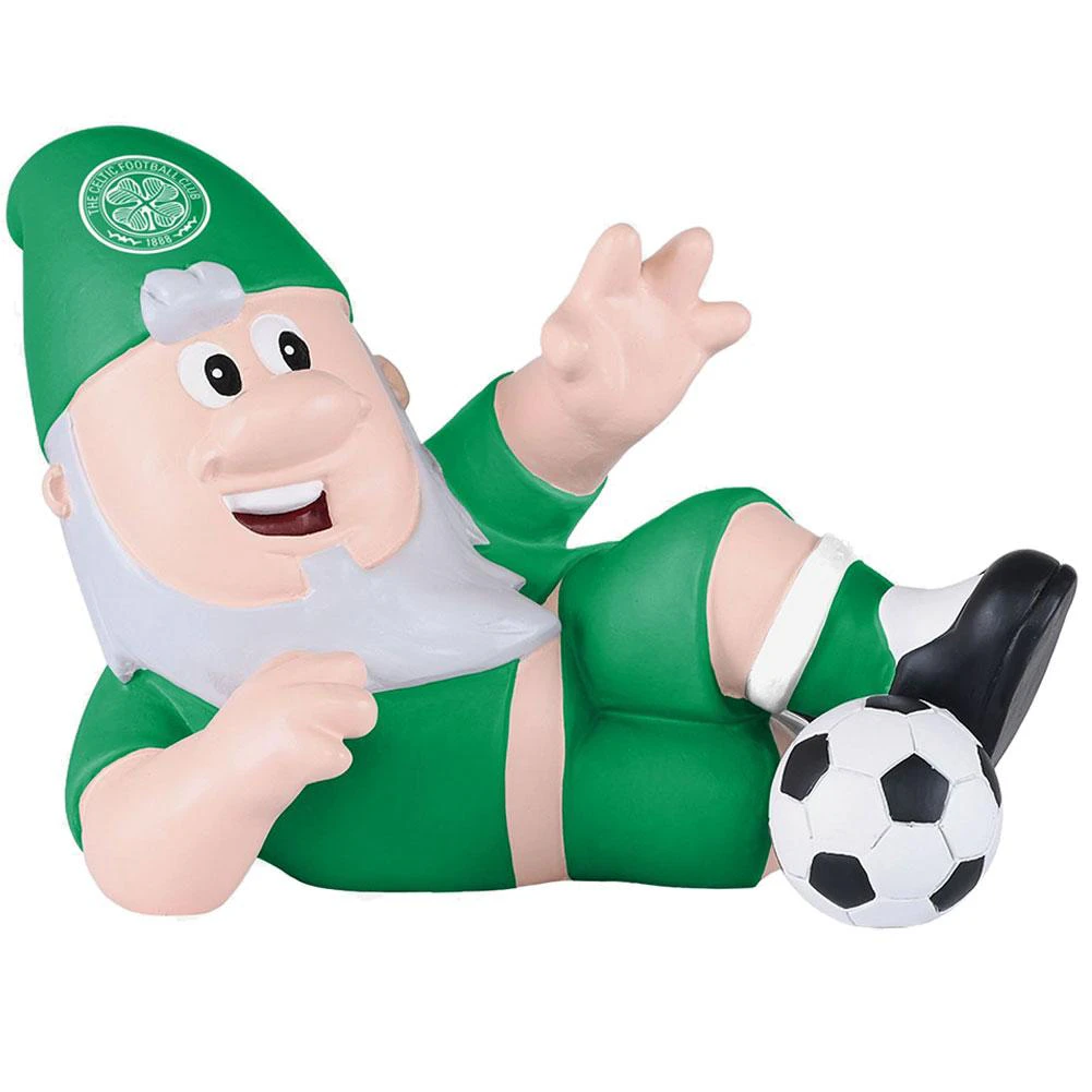 Celtic FC Sliding Tackle Garden Gnome (Green/White) - TA8986