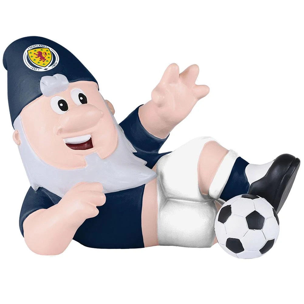 Scotland FA Sliding Tackle Garden Gnome (Navy/Yellow/Red) - TA9475