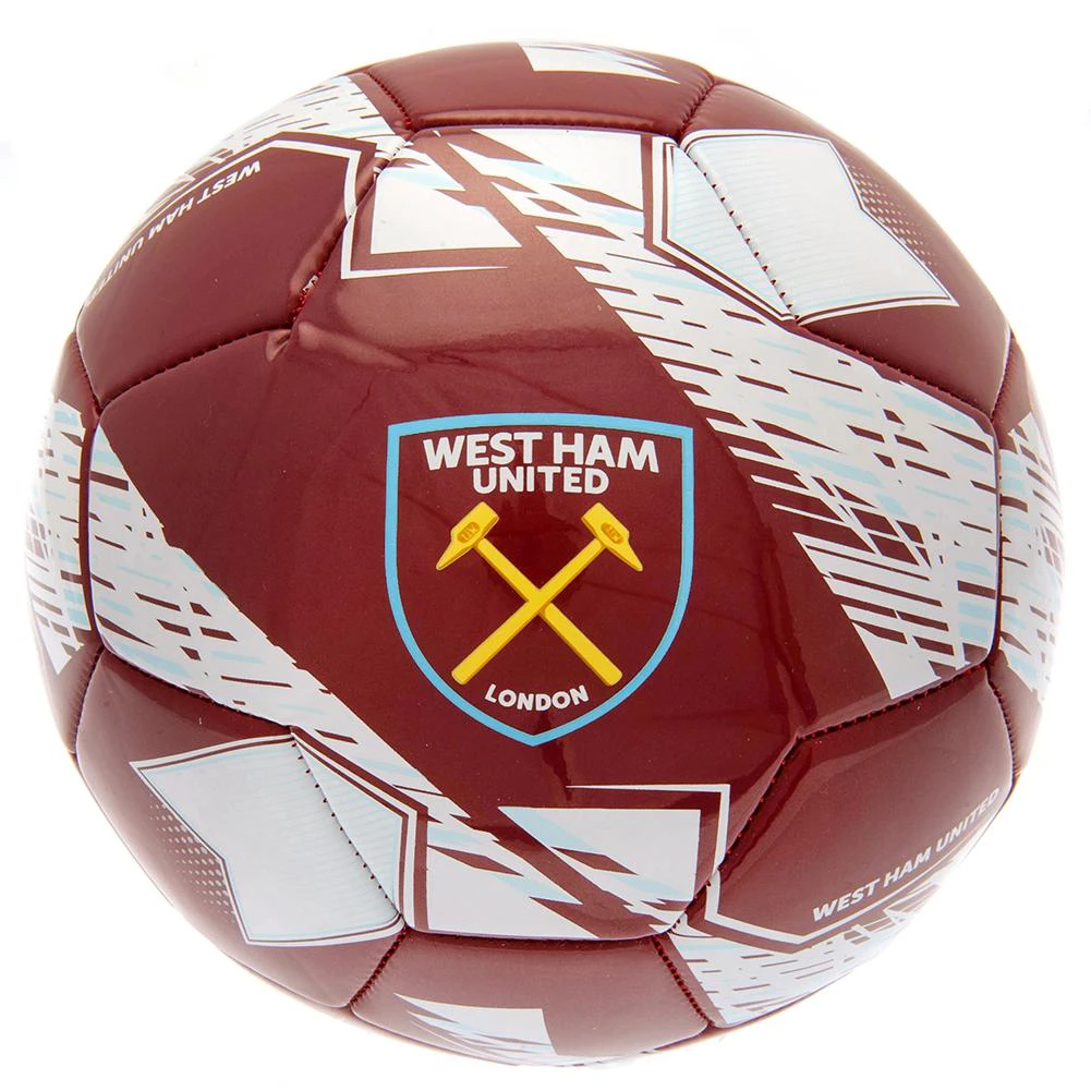 West Ham United FC Nimbus Football (Claret Red/White) - TA9663