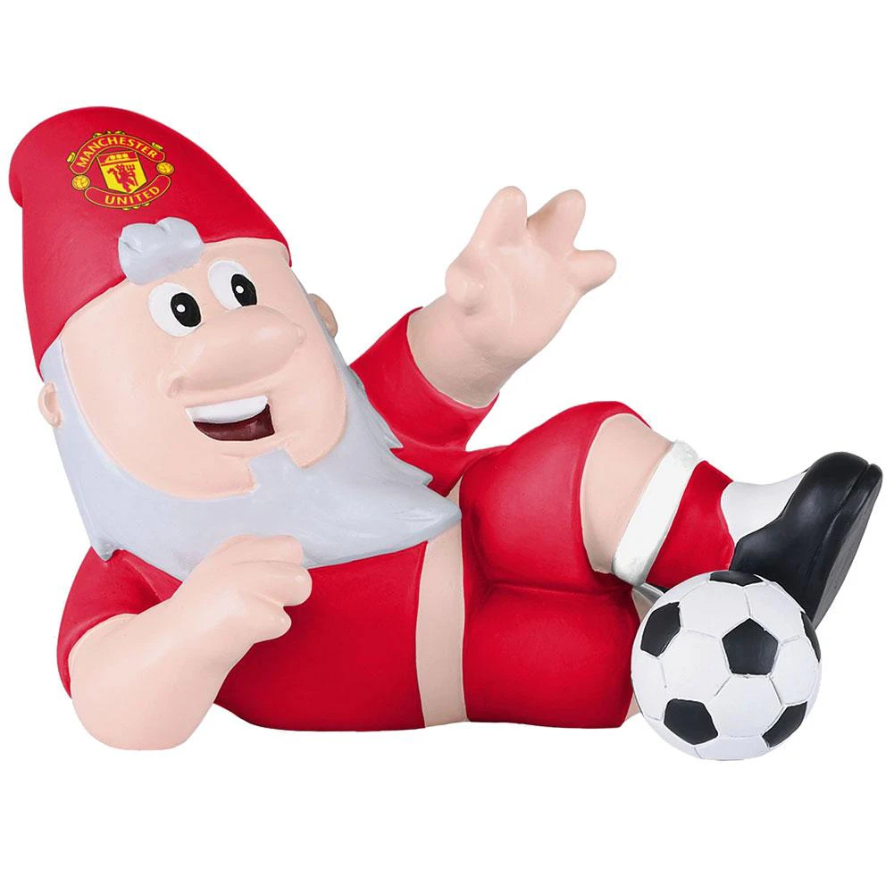 Manchester United FC Sliding Tackle Garden Gnome (Red/Yellow/White) - TA9007