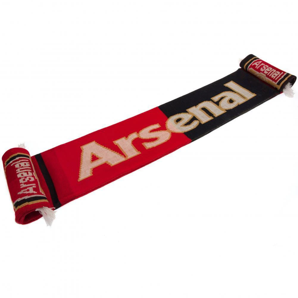 Arsenal FC Two Tone Winter Scarf (Red/Black) - TA8425