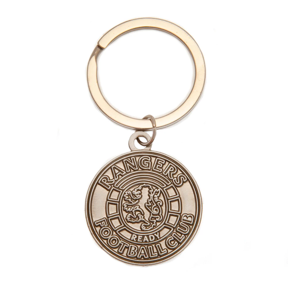 Rangers FC Crest Keyring (Antique Silver) - TA9907