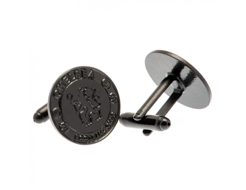 Chelsea FC Ion Plated Cufflinks (Black) - TA7774